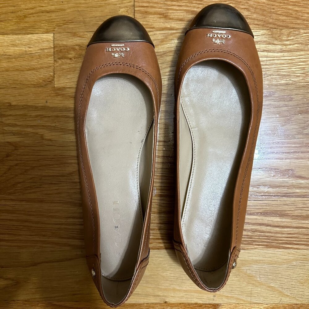 Coach Chelsea Cap-Toe Ballet Flats